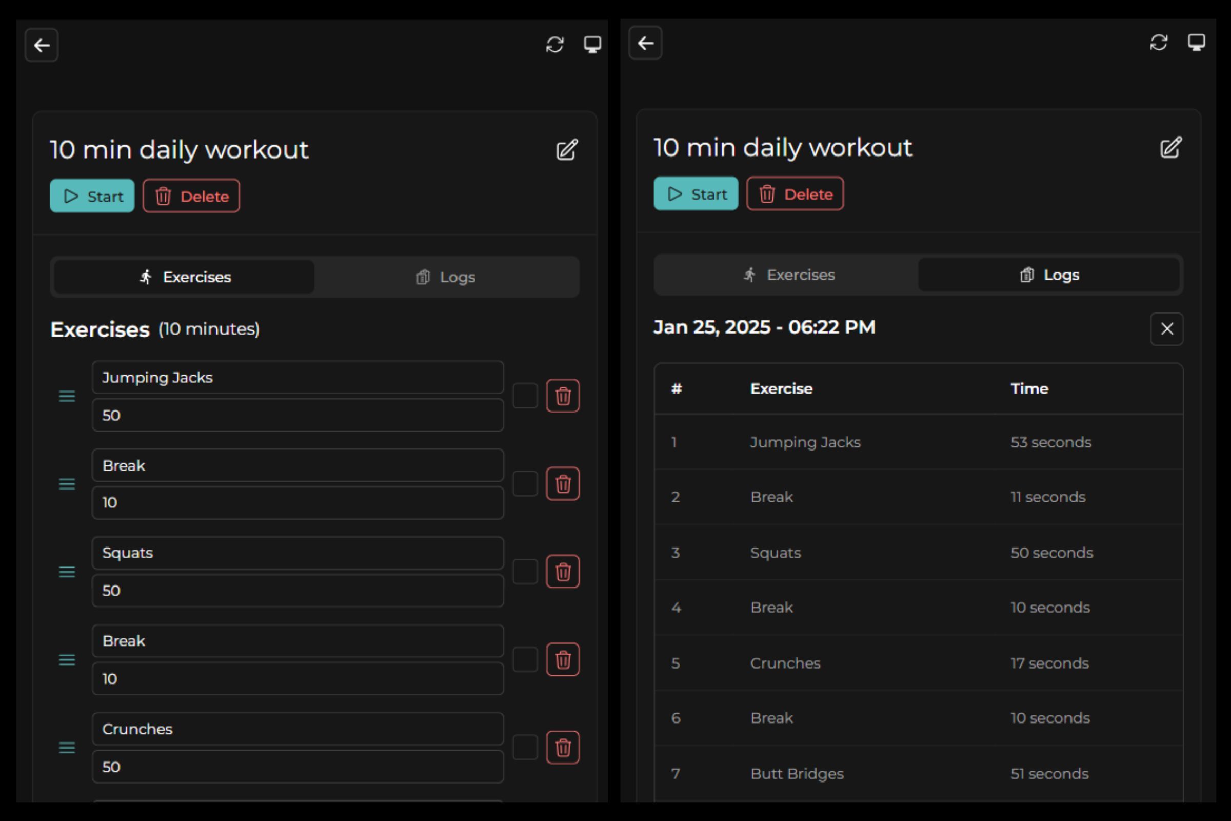 Workout Timer
